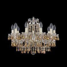 Хрустальная люстра 1403/10/195 G R777 Bohemia Ivele Crystal