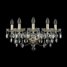 Хрустальное бра 1415B/5/200/XL G Bohemia Ivele Crystal