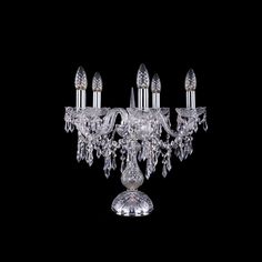 Настольная лампа 1403L/5/141-39 Ni Bohemia Ivele Crystal