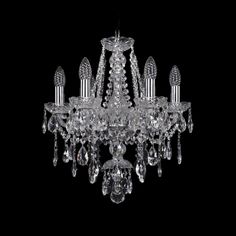 Хрустальная люстра 1415/6/141 Ni Bohemia Ivele Crystal