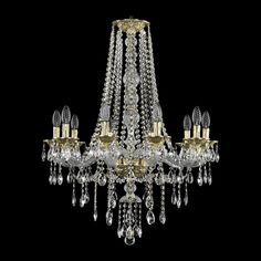 Хрустальная люстра 16115/10/240/h-86 G Bohemia Ivele Crystal
