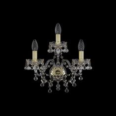 Хрустальное бра 1409B/2+1/160 G Bohemia Ivele Crystal