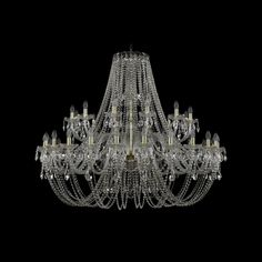 Хрустальная люстра 1406/24+12/530 G Bohemia Ivele Crystal