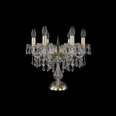 Настольная лампа 1403L/6/141-39 G Bohemia Ivele Crystal