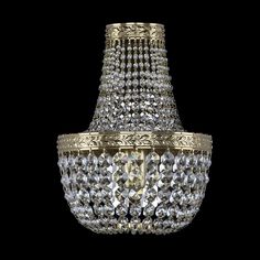 Хрустальное потолочное бра 19111B/H1/20IV G Bohemia Ivele Crystal