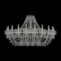Хрустальная люстра 1410/20/400 Ni V0300 Bohemia Ivele Crystal
