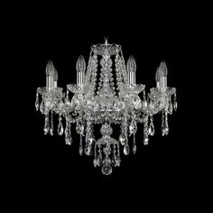 Хрустальная люстра 1415/8/200 Ni Bohemia Ivele Crystal
