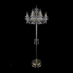 Торшер 1406T2/8+4/195-165 G Bohemia Ivele Crystal