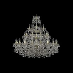 Хрустальная люстра 1409/20+10+5/360/3d G Bohemia Ivele Crystal
