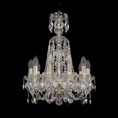 Хрустальная люстра 1406/10/141/XL-58 G Bohemia Ivele Crystal