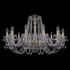 Хрустальная люстра 1402/12/300 G Balls Bohemia Ivele Crystal
