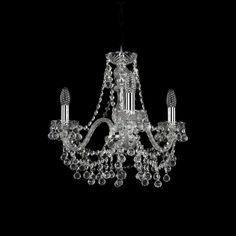 Хрустальная люстра 1409/3/160 Ni Bohemia Ivele Crystal