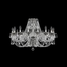 Хрустальная люстра 16106/16/300 NB Bohemia Ivele Crystal