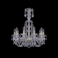 Хрустальная люстра 1402/10/195/XL-64 G Bohemia Ivele Crystal