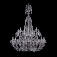 Хрустальная люстра 1410/20+10+5/400/XL-160/2d Ni V0300 Bohemia Ivele Crystal