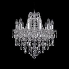 Хрустальная люстра 1415/12/141 Ni Bohemia Ivele Crystal