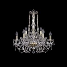 Хрустальная люстра 1402/6+3/195/h-58 G Bohemia Ivele Crystal