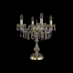 Настольная лампа 1403L/4/141-47 G Bohemia Ivele Crystal