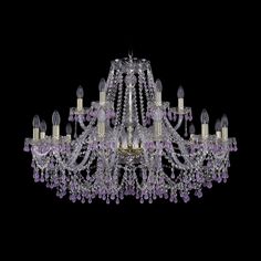 Хрустальная люстра 1410/12+6/360 G V7010 Bohemia Ivele Crystal