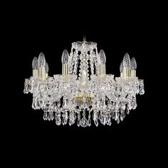 Хрустальная люстра 1403/10/195 G Bohemia Ivele Crystal