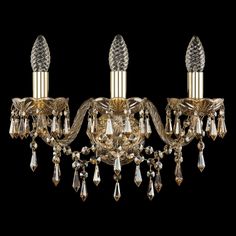 Хрустальное бра 1403B/3/141 G M721 Bohemia Ivele Crystal