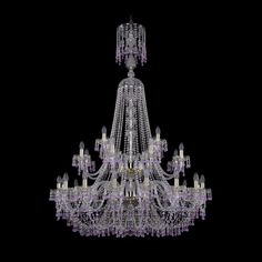 Хрустальная люстра 1410/16+8+4/400/XL-162/2d G V7010 Bohemia Ivele Crystal