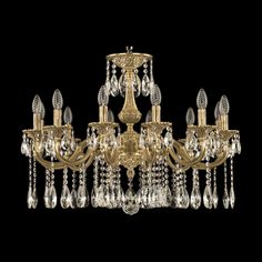Хрустальная люстра 72101/12/250 A FP Bohemia Ivele Crystal