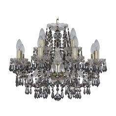 Хрустальная люстра 1403/8+4/195 G R781 Bohemia Ivele Crystal