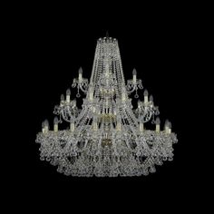 Хрустальная люстра 1409/20+10+5/400/3d G Bohemia Ivele Crystal