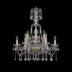 Хрустальная люстра 1413/6+3/200/XL-66 G Bohemia Ivele Crystal