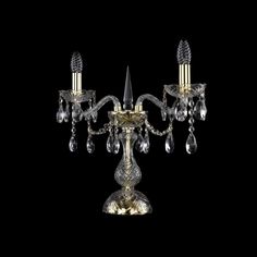 Настольная лампа 1413L/2/141-39 G Bohemia Ivele Crystal