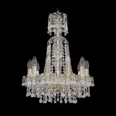 Хрустальная люстра 1410/10/141/XL-58 G V0300 Bohemia Ivele Crystal