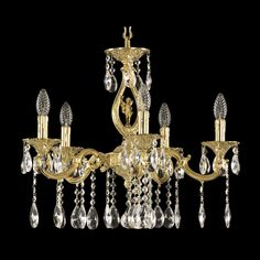 Хрустальная люстра 72401/5/175 A G FA5S Bohemia Ivele Crystal