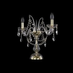 Настольная лампа 1411L/2/141-39 G Bohemia Ivele Crystal
