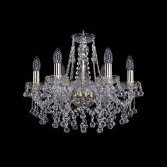 Хрустальная люстра 1409/6/160 G Bohemia Ivele Crystal