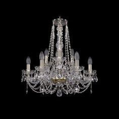 Хрустальная люстра 1406/6+3/195/h-58 G Bohemia Ivele Crystal