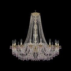 Хрустальная люстра 16110/16/360/h-95 G V7010 Bohemia Ivele Crystal
