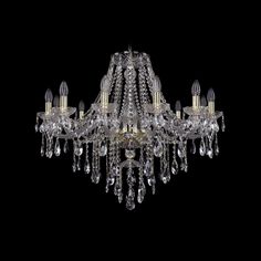 Хрустальная люстра 1415/12/300 G Bohemia Ivele Crystal