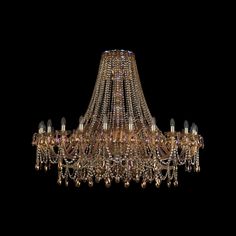 Хрустальная люстра 1411/24/530 G M777 Bohemia Ivele Crystal