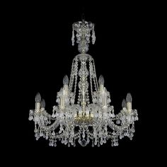 Хрустальная люстра 1410/8+4/240/XL-80 G V0300 Bohemia Ivele Crystal