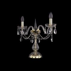Настольная лампа 1406L/2/141-39 G Bohemia Ivele Crystal
