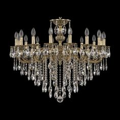 Хрустальная люстра 72201/16/300 B GB Bohemia Ivele Crystal
