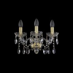 Хрустальное бра 1413B/3/141 G Bohemia Ivele Crystal