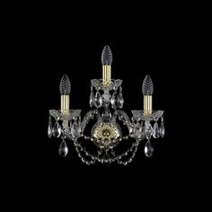 Хрустальное бра 1406B/2+1/160 G Bohemia Ivele Crystal