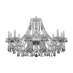 Хрустальная люстра 1403/12/300 Ni K731 Bohemia Ivele Crystal