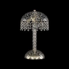Хрустальная настольная лампа 14781L2/22 G R Bohemia Ivele Crystal