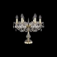 Настольная лампа 1402L/6/141-39 G Bohemia Ivele Crystal