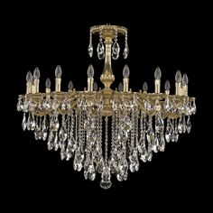 Хрустальная люстра 75102/16/360 B G Bohemia Ivele Crystal
