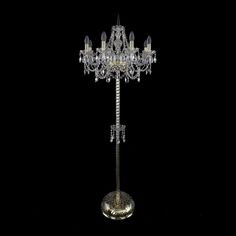 Торшер 1411T2/8/195-165 G Bohemia Ivele Crystal