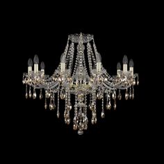 Хрустальная люстра 1415/10/300 G K721 Bohemia Ivele Crystal